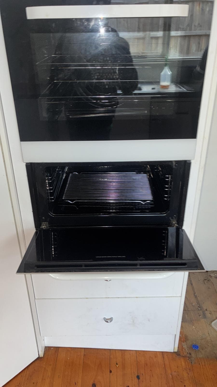 Thoroughly cleaned oven interior
